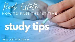 Pass the Real Estate Exam the 1st Time! | Study Tips from a CA, HI, & FL Real Estate Broker