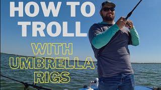 HOW TO Troll for Striper with Umbrella Rigs