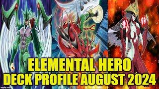 ELEMENTAL HERO DECK PROFILE (AUGUST 2024) YUGIOH!