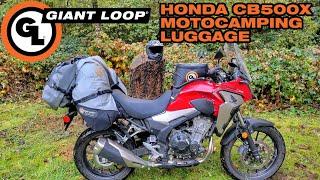 Complete Soft Luggage Setup for Honda CB500X: The Giant Loop Go Light Touring Kit