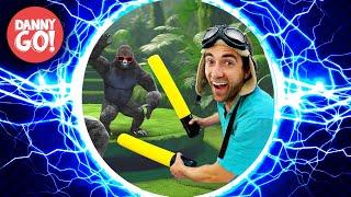 "Gorilla Smash!" Drum-Along Dance  ️HYPERSPEED REMIX️/// Danny Go! Songs for Kids