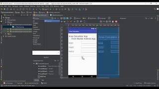 Area Calculator Android Project - Learn Android App Development by Examples- Master Android