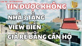 Nhà 3 Tầng View biển.Cần tiền Hạ giá SỐC bán nhanh trước tết.Giá chỉ bằng 1 căn hộ|Nhà Phố Nha Trang