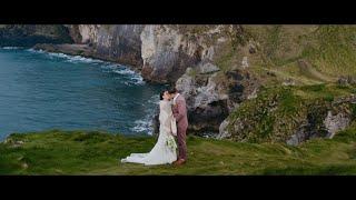 EPIC Kinbane Castle Elopement Wedding Film