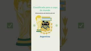 Argentina classificada para a Copa do Mundo 2026 #argentina