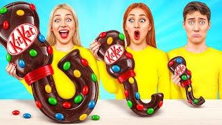 Big, Medium and Small Plate Challenge | Kitchen Battle with Food by Multi DO Challenge