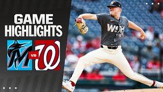 Marlins vs. Nationals Game Highlights (6/15/24) | MLB Highlights