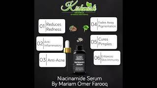 Niacinamide Serum New Launch on Kishmish Organic Skincare | Mariam Omer Farooq | #shorts