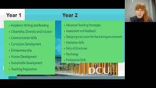 Education and Training - DCU CAO Information Evening 2023
