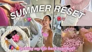 SUMMER RESET | getting my life back together after traveling