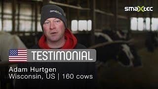 smaXtec | Testimonial | Hurtgenlea Holsteins, Adam Hurtgen, Wisconsin, US