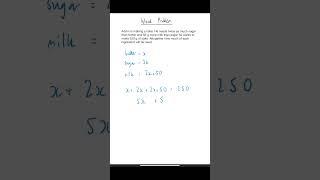 Ace Your Exams with this Question! - GCSE Maths #shorts #math #algebra #gcse