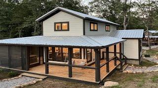 Beautiful White 2BR Tiny Home w Lake Access in TN