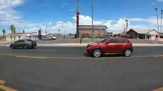 Family Dollar to El Rancho Motel, 4th Ave, Yuma, Arizona, 29 July 2022