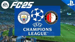 FC 25 | Manchester City vs Feyenoord | Champions League 24/25 | PS5 Full Match