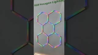 OUQI 14×Hexagon LED Lighting Car Detail Home Garage Workshop Retail Lighting Barber 240V #ouqi