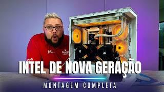 Montamos o Melhor PC Gamer Intel que você pode ter (Branco) Intel Core Ultra 9 285K e Z890 AORUS