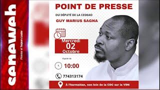 Suivez le point de presse du député Guy Marius Sagna...