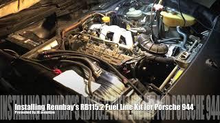 Installing Rennbay's Fuel Line Kit RB115.2 for your early Porsche 944 (1982 to 1985)