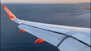 [4K] GORGEOUS Nice Côte d'Azur Landing | NCE | EasyJet | A320-214 (sharklets) | U21387 | HB-JXK