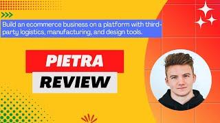 Pietra Review, Demo + Tutorial I Build an ecommerce business on a platform