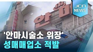 '안마시술소 위장' 성매매업소 적발