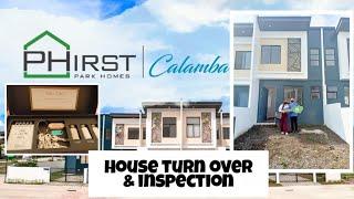 Phirst Park Homes Calamba House turnover