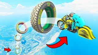 DON'T GET CRUSHED BY TIRES AT HIGH SPEED CHALLENGE in GTA 5