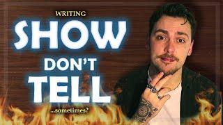 the Show Don't Tell Writing "Myth"