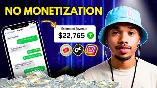 How I MAKE MONEY From YouTube And TikTok Without Monetization (YouTube Automation)