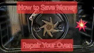 How to Fix an Electric Fan Oven - Replace Heating Element 🪛️ #howto #fixoven #ovenelement