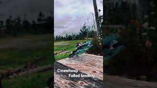 Cinewhoop failed landing