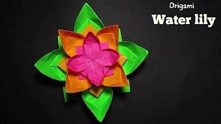 Water Lily - How To Make A Simple Origami Water Lily