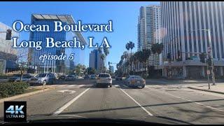 PINOY EXPLORING OCEAN BOULEVARD ROAD IN LONG BEACH, LOS ANGELES CALIFORNIA USA