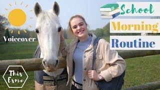 Voiceover School Morning Routine of an Equestrian | This Esme