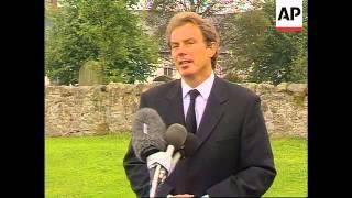 UK - Tony Blair speaks of Diana's death