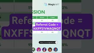 MAGIC NFT | Referral Code | Invite Code magic nft referral code #shorts #referralcode #magicnft #nft