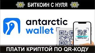 Кошелек Antarctic - для оплаты покупок по QR-коду за криптовалюту - USDT. Пополнение и обзор.