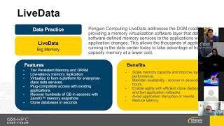 HPC User Forum: LiveData (For when data is greater than Memory)