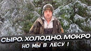 Сыро. Мокро. Холодно. Но мы в лесу !