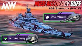 Most Compact BattleshipBut Need Serious Accuracy Buff - Modern Warships