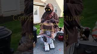 Jawa riding a Gonk droid Halloween costume