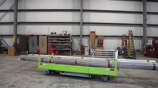 Custom Industrial Transfer Cart - Commercial Metal Processing Industry