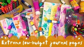 Budget Mixed Media Ideas for Ephemera & Creative Journal Pages | Kids Art Supplies For Journaling