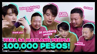 GIVING AWAY 100,000 PESOS to Madlang People | Ryan Bang