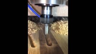 Cnc machining a chopping board