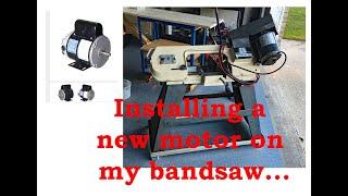 4X6" Bandsaw - 1/2 HP Motor Install