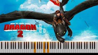 How To Train Your Dragon 2 - Flying With Mother on Piano [FREE MIDI]