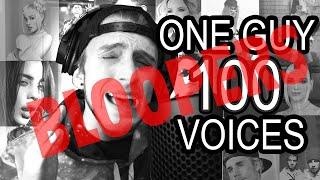 ONE GUY, 100 VOICES (With Music) BLOOPERS-Rick Astley, Nickelback, etc.-Famous Singer IMPRESSIONS