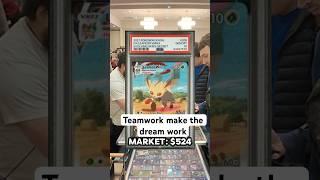 Team effort!  My teammate and I combined forces to buy out a collector’s entire collection 